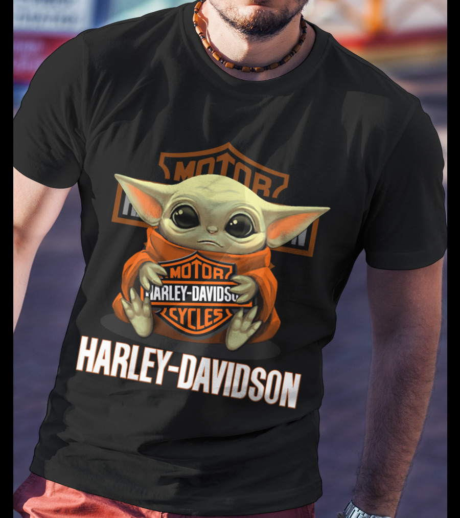 Harley Davidson Motor Cycles Yoda T-Shirt