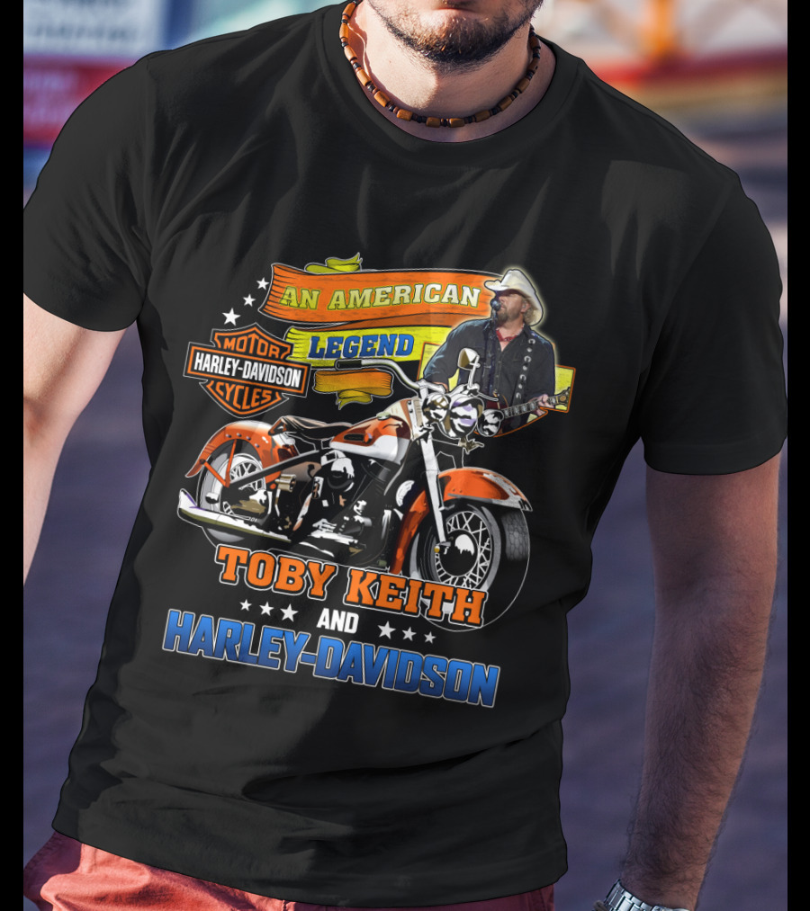 Toby Keith An American Legend Harley Davidson T-Shirt