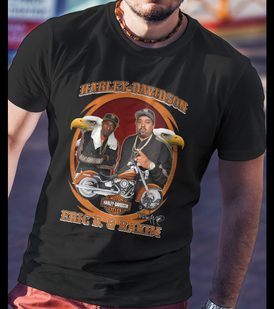 Harley Davidson Eric B. & Rakim Motorcycles Eagles T-Shirt