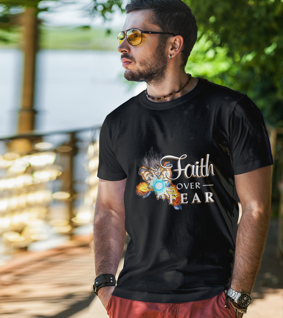 Faith Over Fear GK Dragon Energy Power_ball T-Shirt