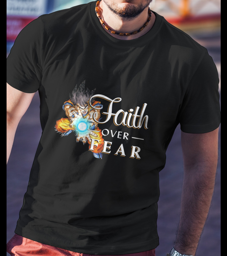 Faith Over Fear GK Dragon Energy Power_ball T-Shirt