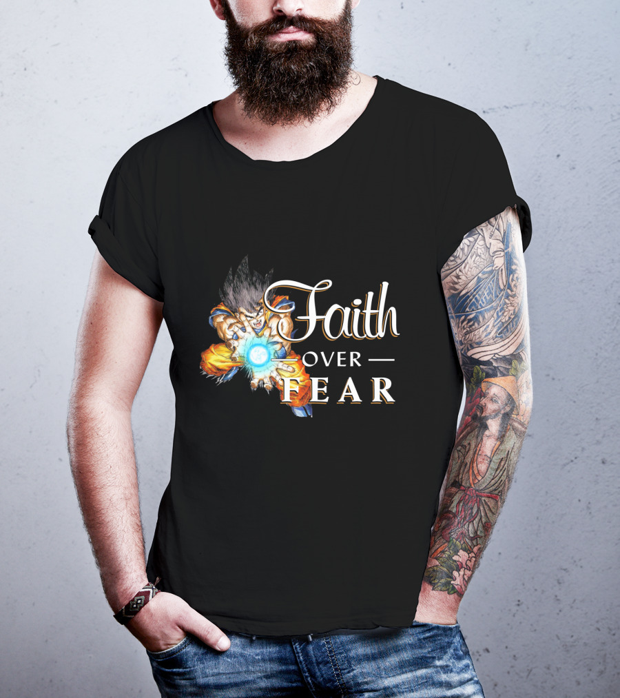 Faith Over Fear GK Dragon Energy Power_ball T-Shirt