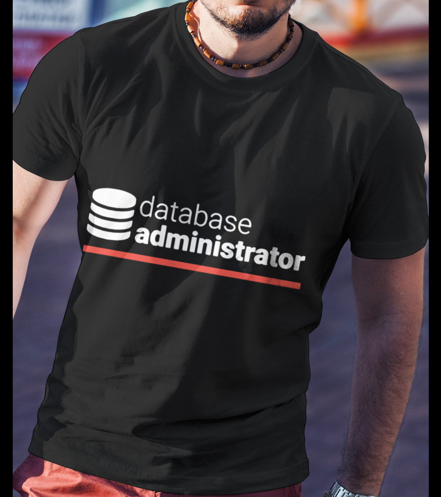 Database Administrator Iconic Stack T-Shirt