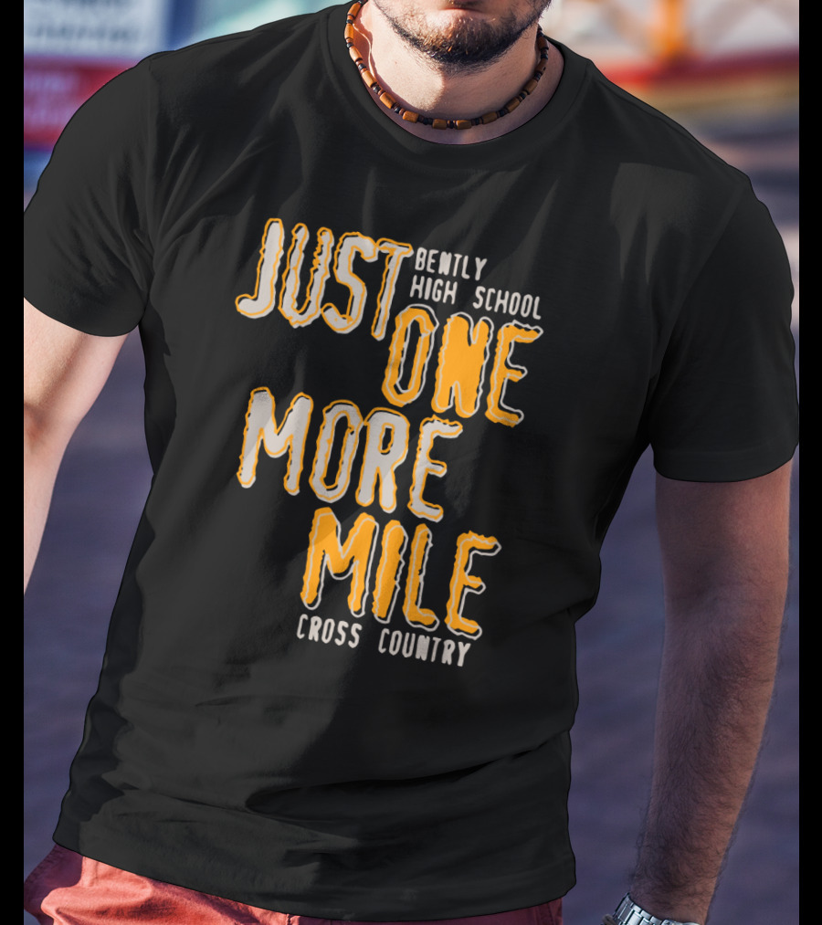 Bently High School Just One More Mile Cross Country T-Shirt