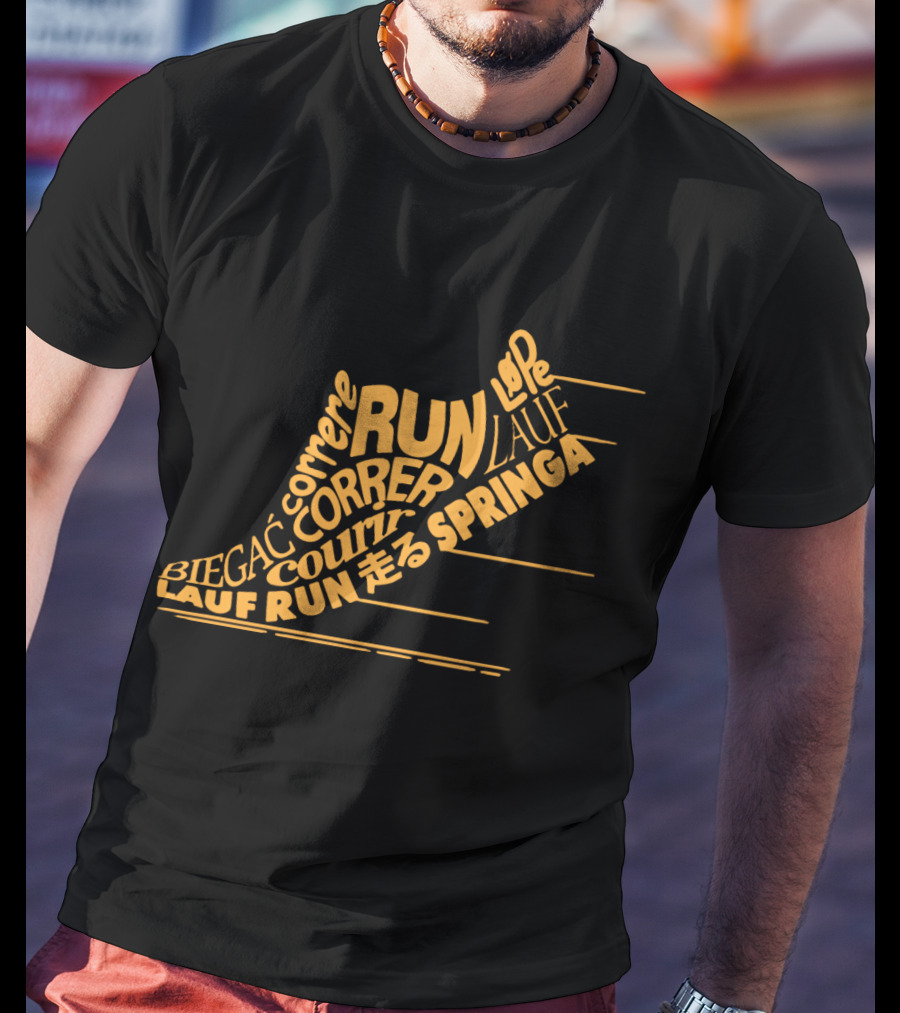 Worldwide Run Funny Running Lauf Correr Springa Corret Lepe T-Shirt