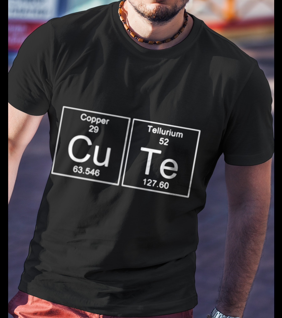 Funny Teachers Assistant Cute Copper Tellurium Chemistry Elements T-Shirt
