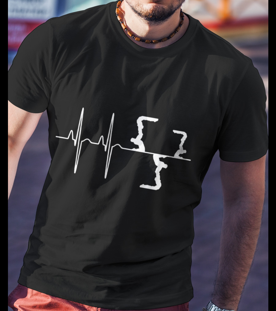 ACRO YOGA IS LIFE Lovely And Relaxing Acro Yoga Design With Heartbeat Line T-Shirt