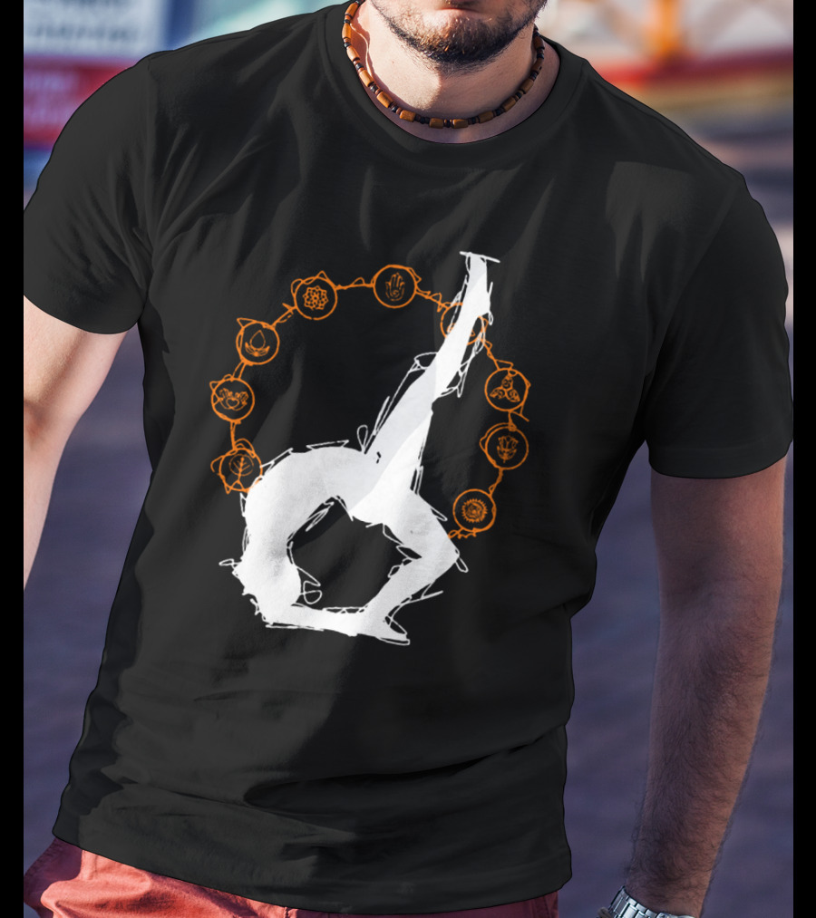 Yoga Meditation Workout Fitness Chakra Pose T-Shirt