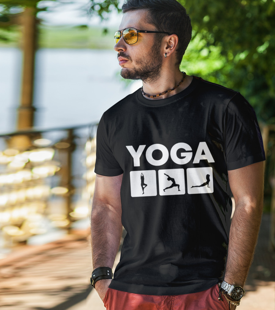 YOGA Poses Tree Warrior Cobra T-Shirt