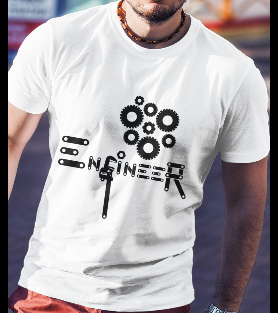 Engineer Gear Wrench Mechanism T-Shirt