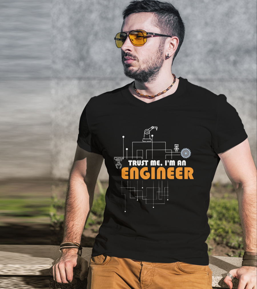 Trust Me I'm An Engineer Circuit Gear Robotic Arm T-Shirt