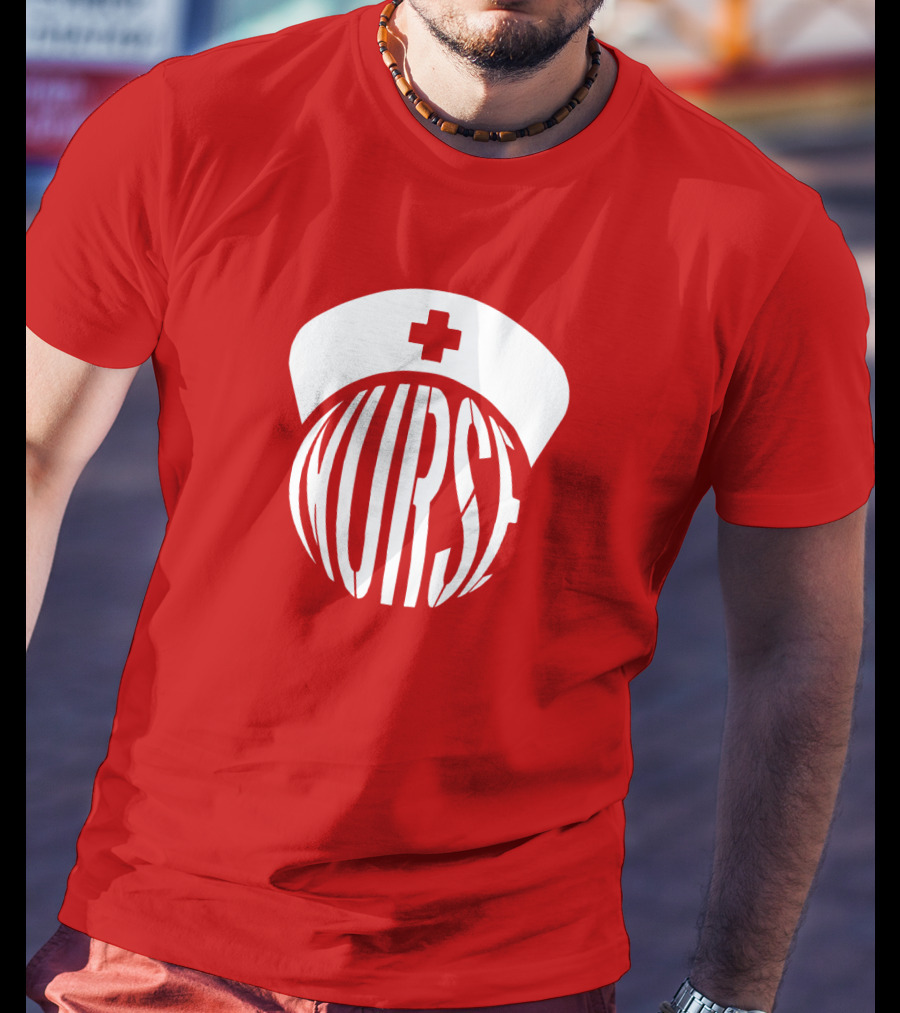 Nurse Hat With Text T-Shirt