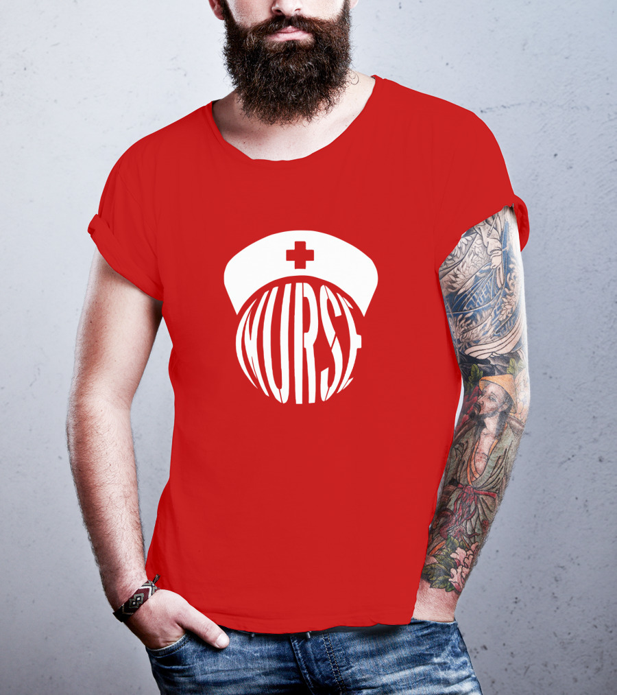 Nurse Hat With Text T-Shirt