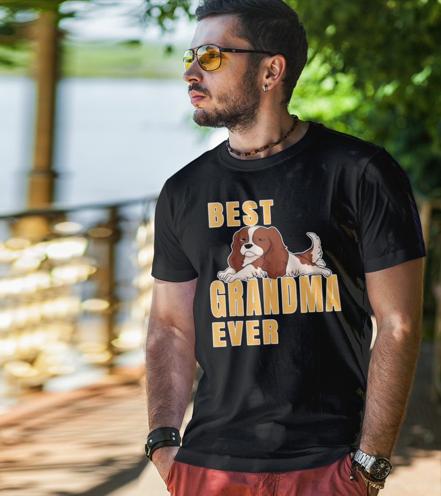 Best Cavalier King Charles Spaniel Grandma Ever T-Shirt