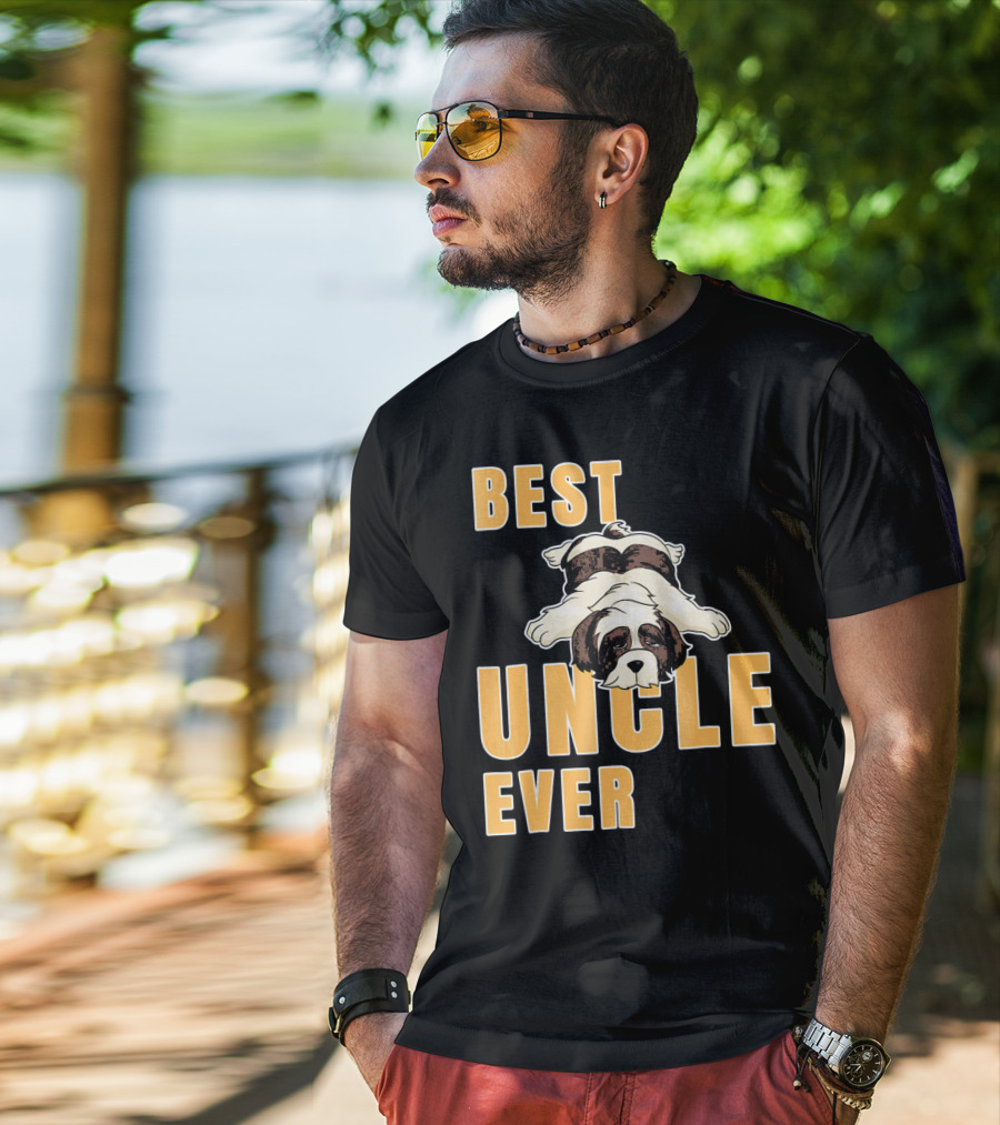Best Shih Tzu Uncle Ever Dog T-Shirt