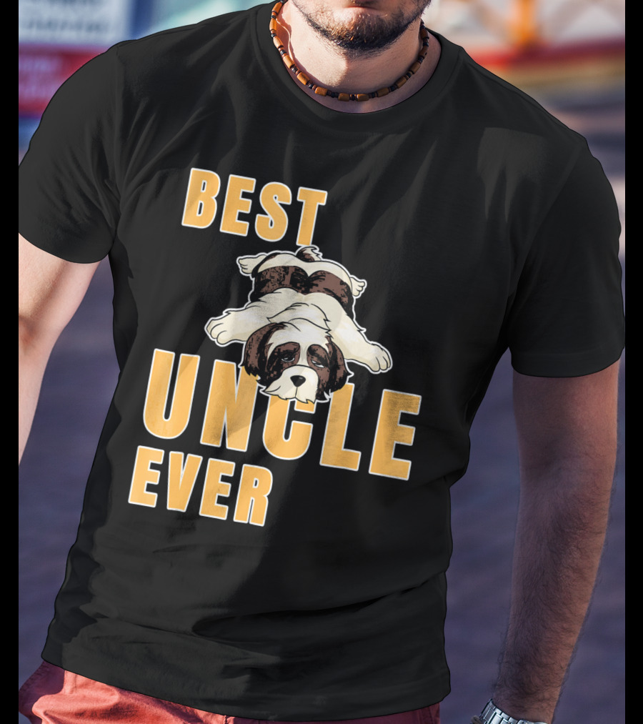 Best Shih Tzu Uncle Ever Dog T-Shirt