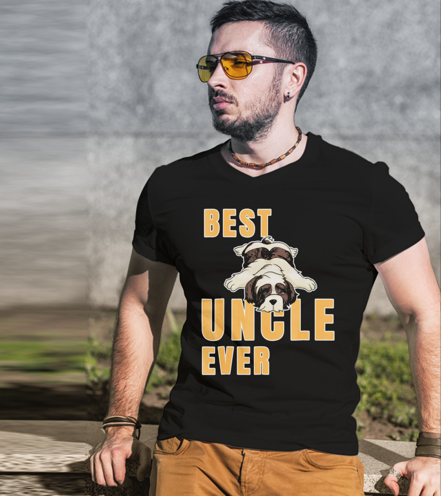 Best Shih Tzu Uncle Ever Dog T-Shirt