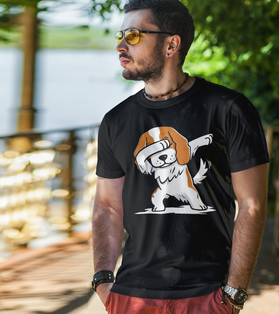 Cavalier King Charles Spaniel Dabbing Dance Pose T-Shirt