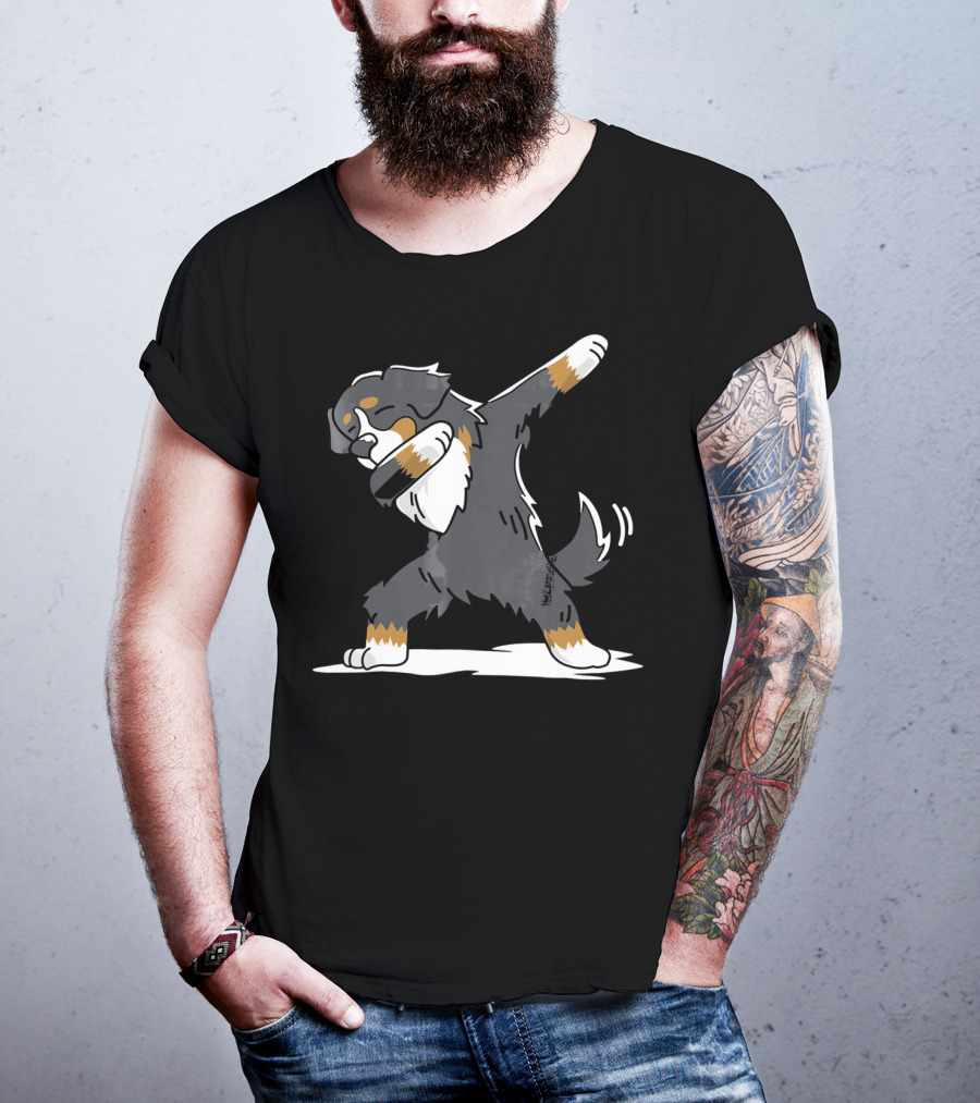 Cavalier King Charles Spaniel Dabbing Shetland Dog T-Shirt