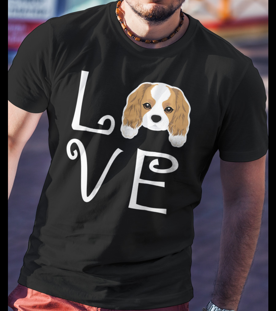 Cavalier King Charles Spaniel Love Puppy Dog Owner T-Shirt