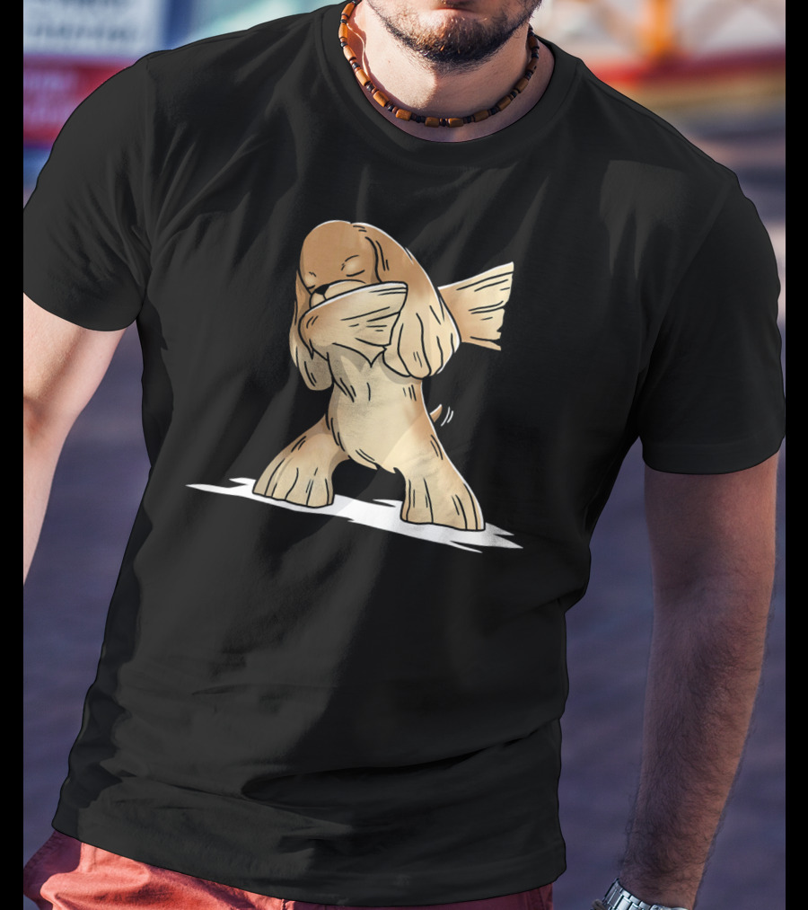 Cocker Spaniel Dabbing Funny Dog Pose T-Shirt