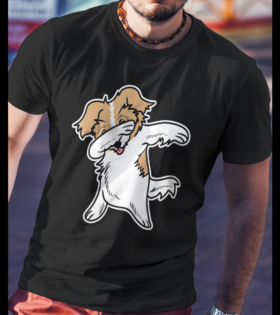 Dabbing Shih Tzu Kids Puppy Dance T-Shirt