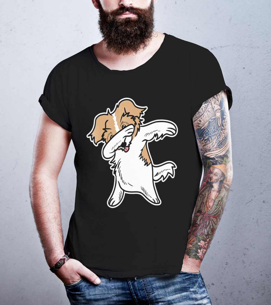 Dabbing Shih Tzu Kids Puppy Dance T-Shirt