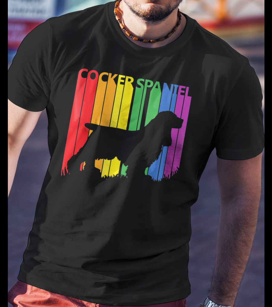 Cocker Spaniel Rainbow T-Shirt