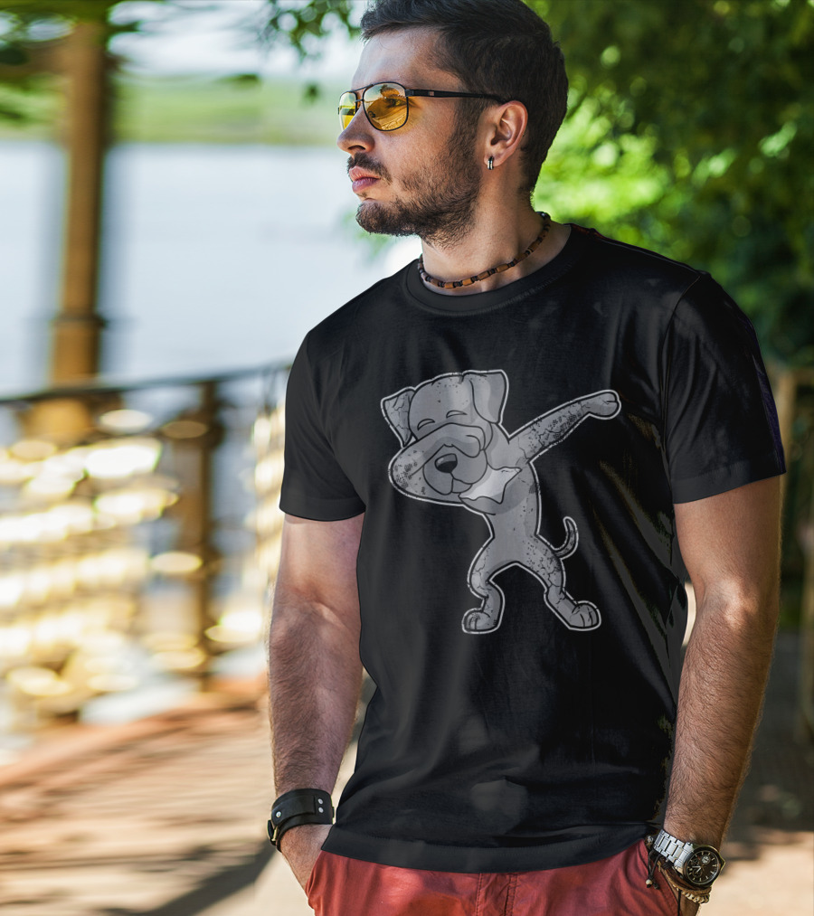 Great Dane Dog Dabbing Pose T-Shirt