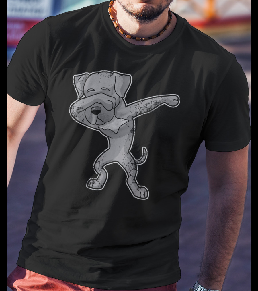 Great Dane Dog Dabbing Pose T-Shirt