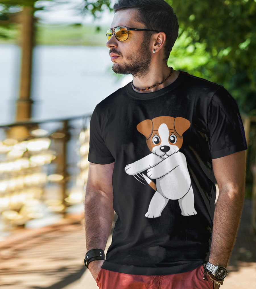 Jack Russell Terrier Dog Floss Dance Flossing T-Shirt