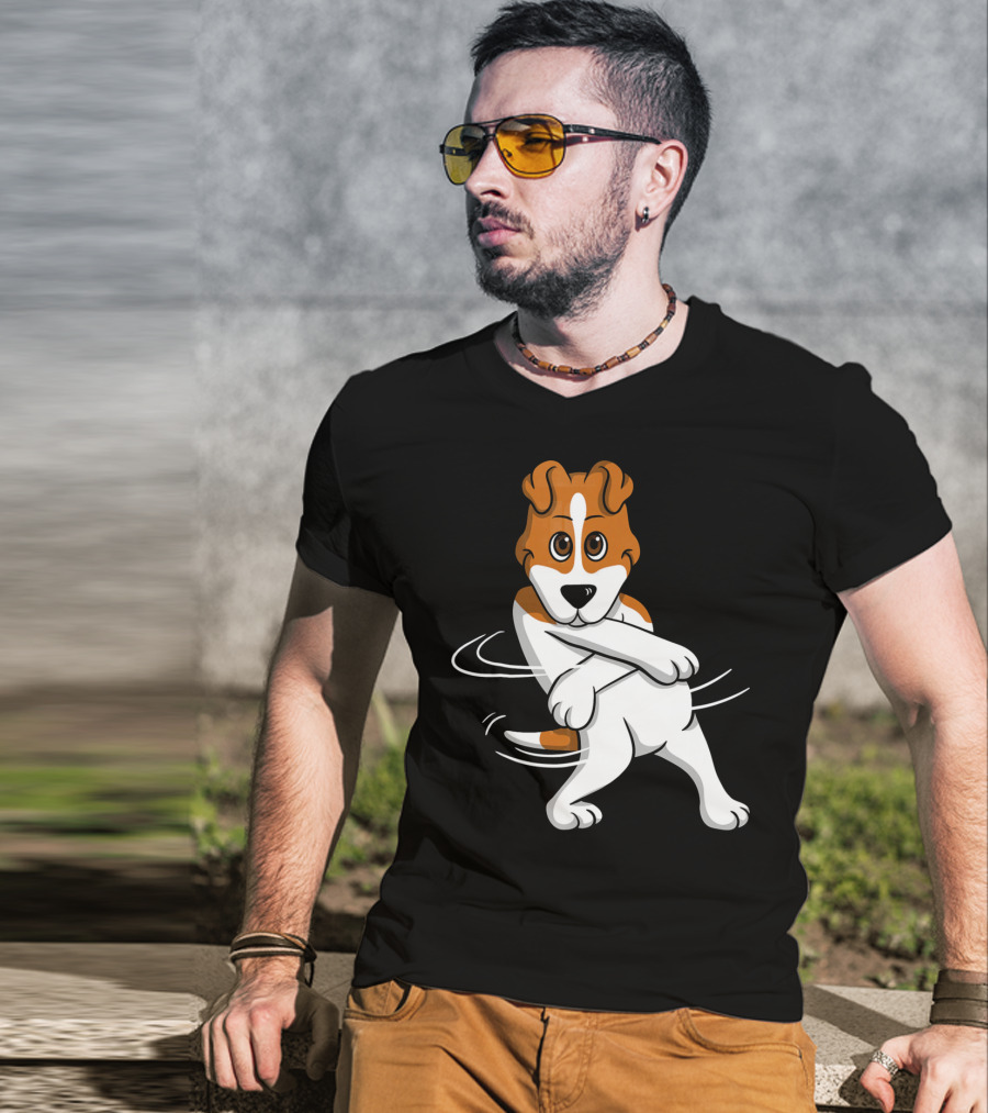 Jack Russell Terrier Dance Move Spin Trend T-Shirt