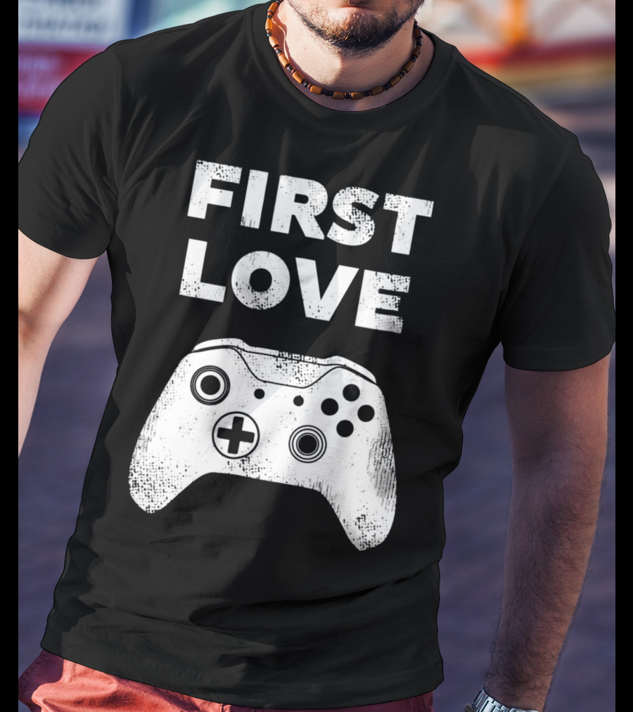 First Love Game Controller Video Gamer Valen T-Shirt