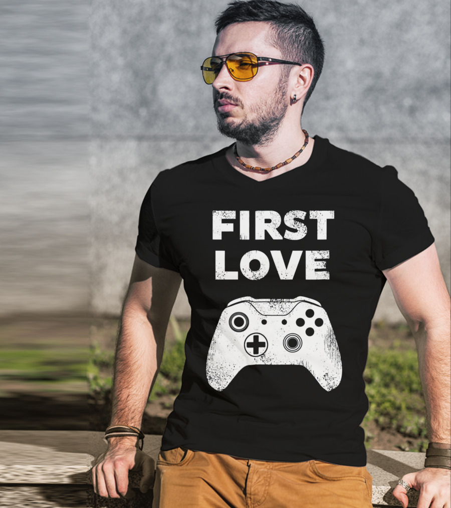 First Love Game Controller Video Gamer Valen T-Shirt