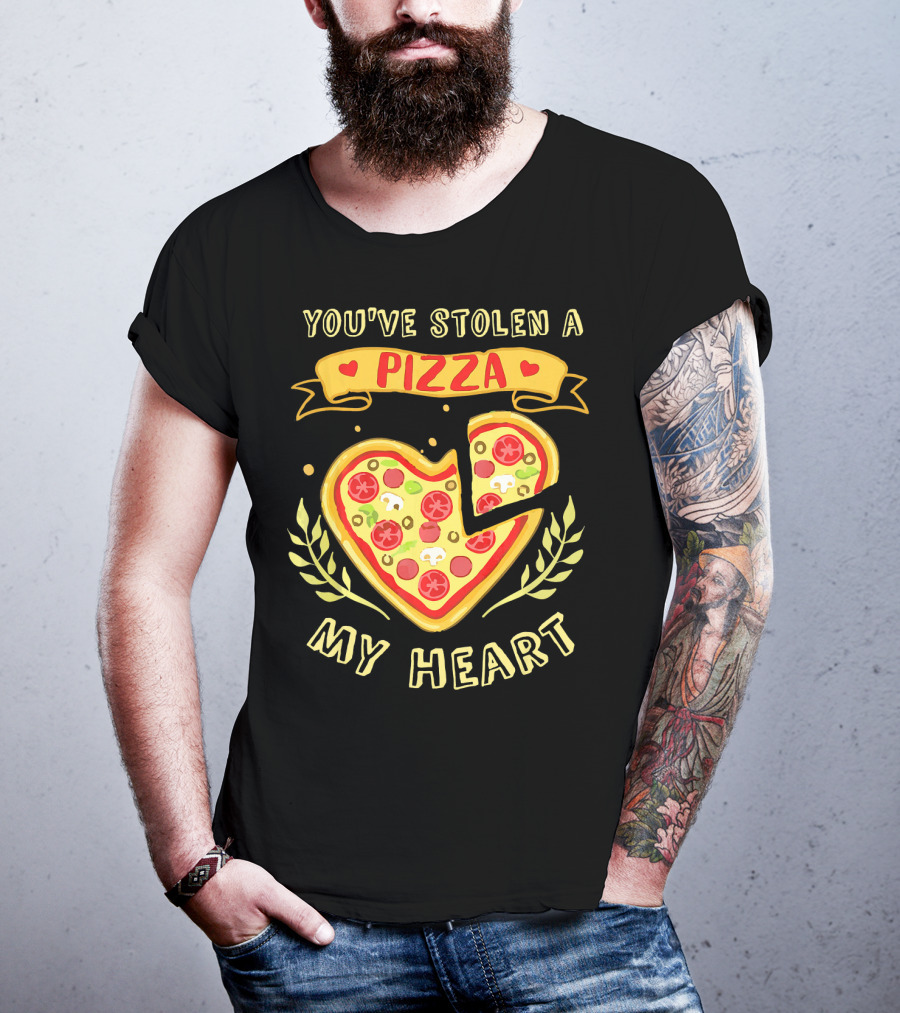 You've Stolen A Pizza My Heart Valentine's Day T-Shirt