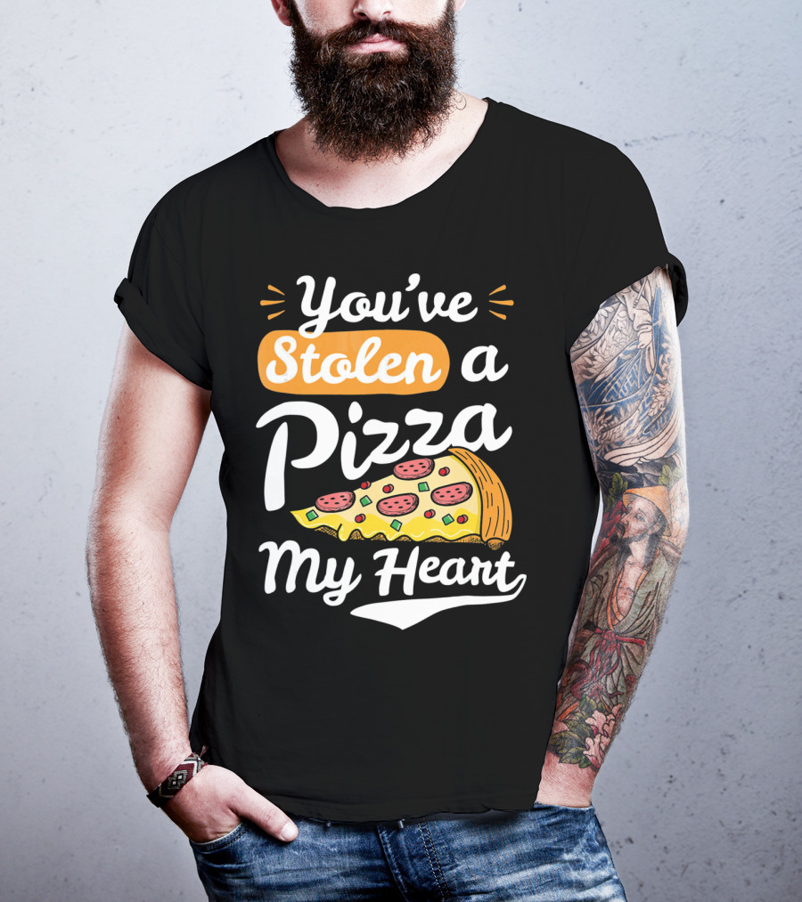 You've Stolen A Pizza My Heart Valentines T-Shirt