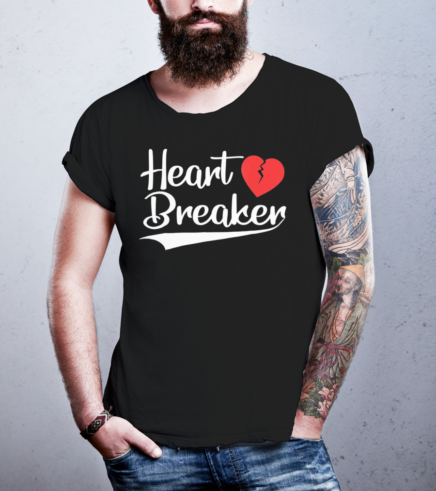 Heart Breaker Broken Heart Valentines Day T-Shirt