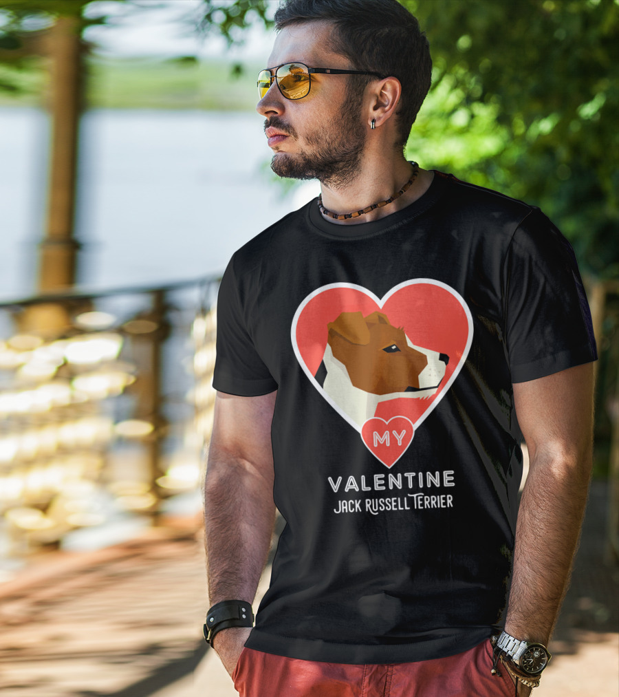 My Valentine Jack Russell Terrier T-Shirt
