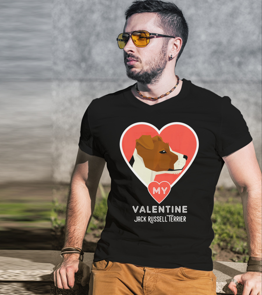 My Valentine Jack Russell Terrier T-Shirt