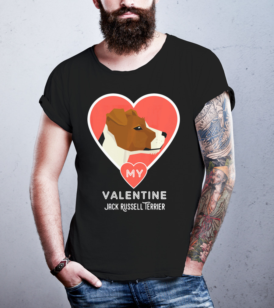 My Valentine Jack Russell Terrier T-Shirt