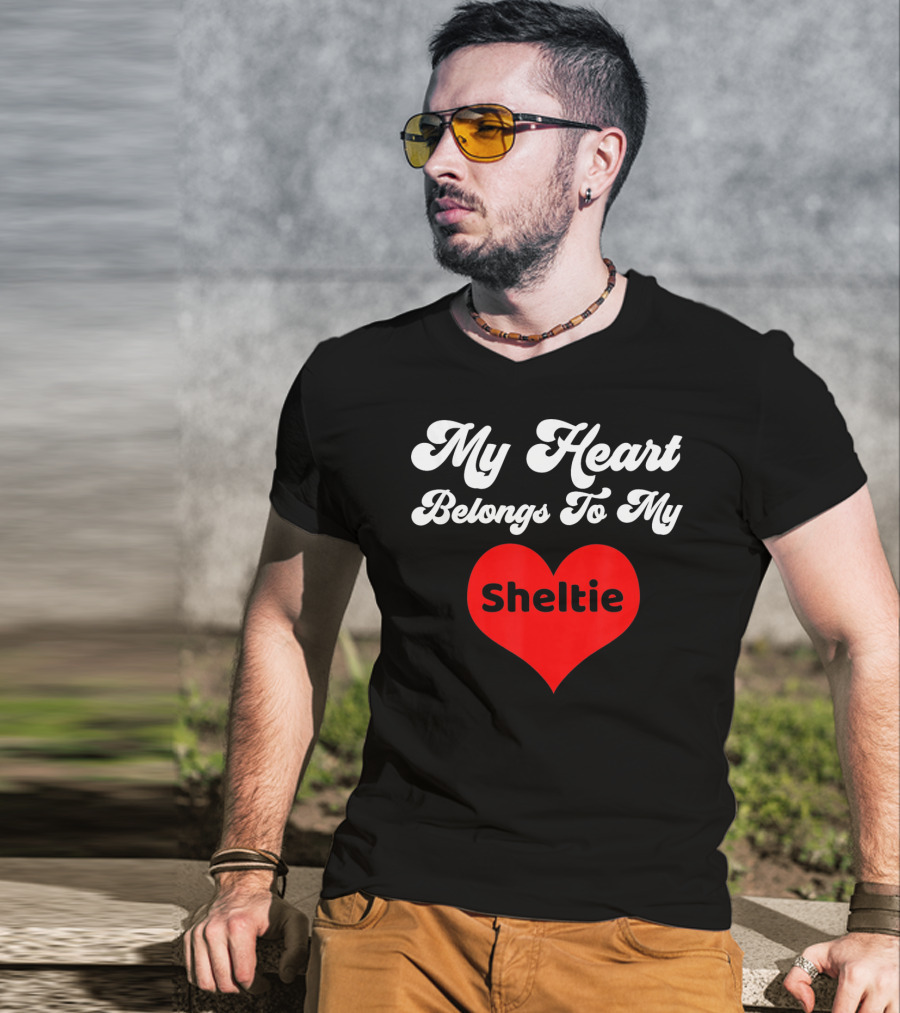 My Heart Belongs To My Sheltie T-Shirt