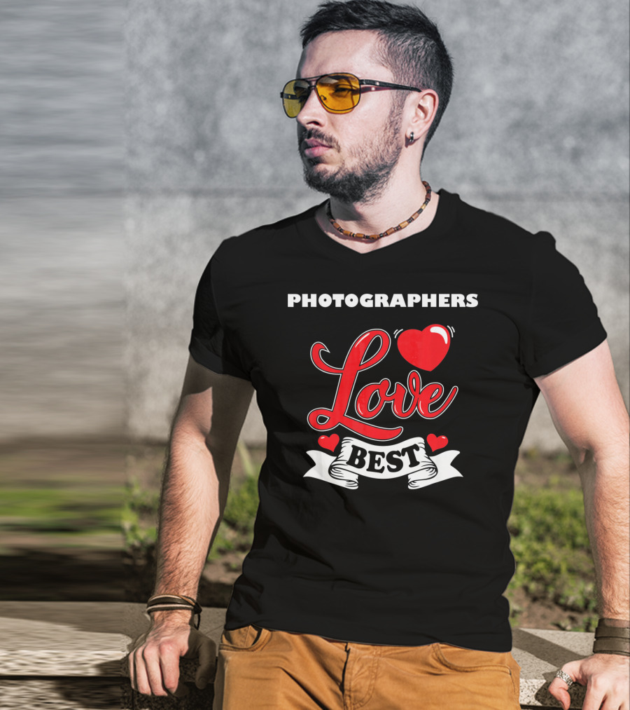 Photographers Love Best Valentine Day T-Shirt