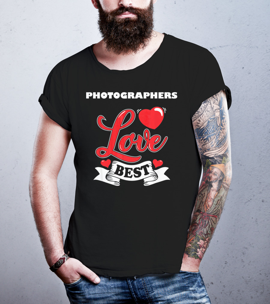 Photographers Love Best Valentine Day T-Shirt