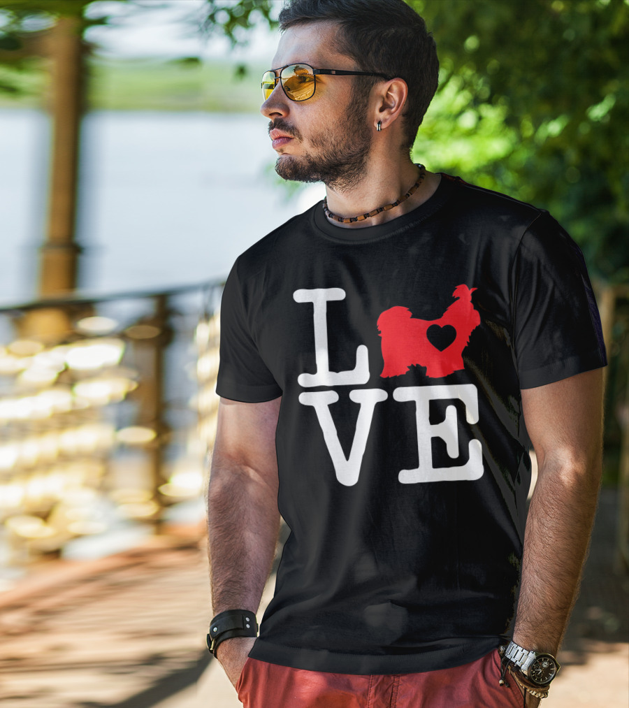 LOVE Shih Tzu Valentine's Day Rottie T-Shirt