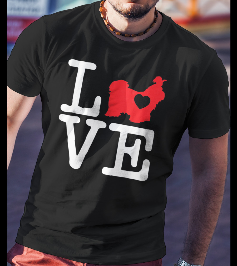 LOVE Shih Tzu Valentine's Day Rottie T-Shirt