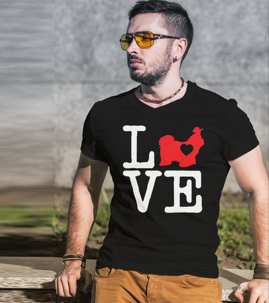 LOVE Shih Tzu Valentine's Day Rottie T-Shirt
