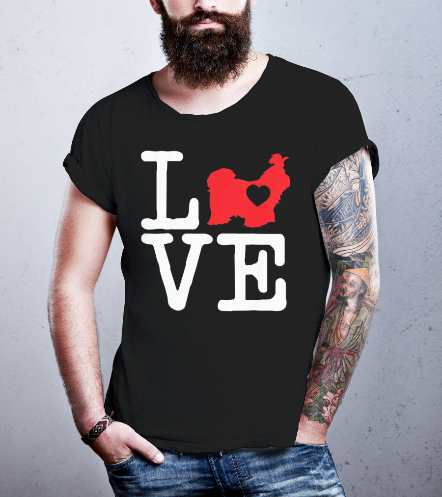 LOVE Shih Tzu Valentine's Day Rottie T-Shirt