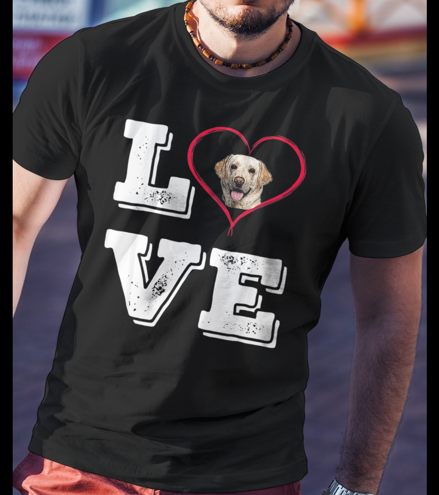 Labrador Retriever Love Heart T-Shirt