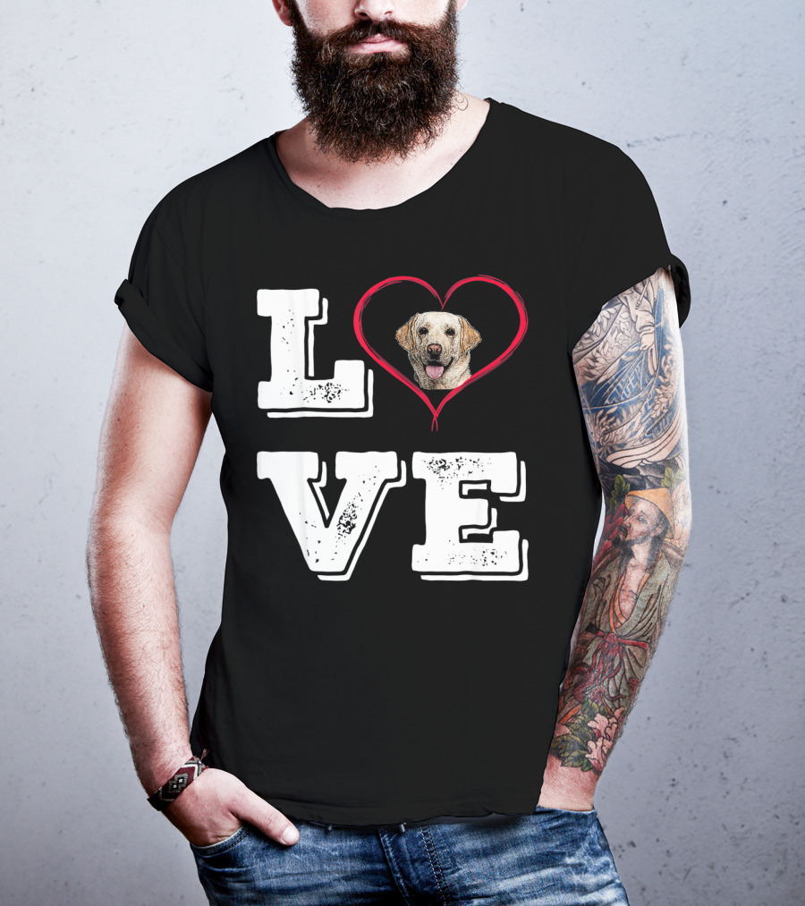 Labrador Retriever Love Heart T-Shirt