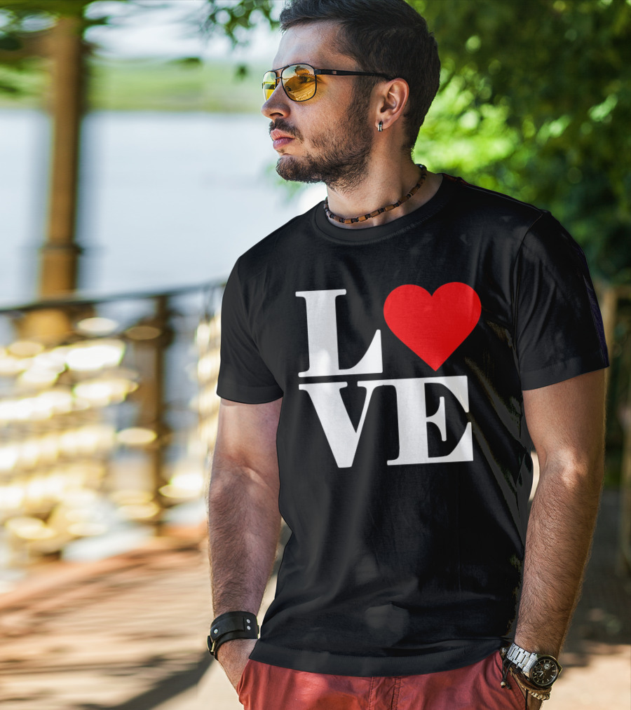 LOVE Heart Valentine's Day Iconic Romantic T-Shirt